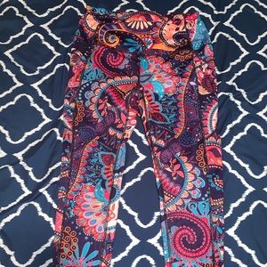 Colorful workout leggings